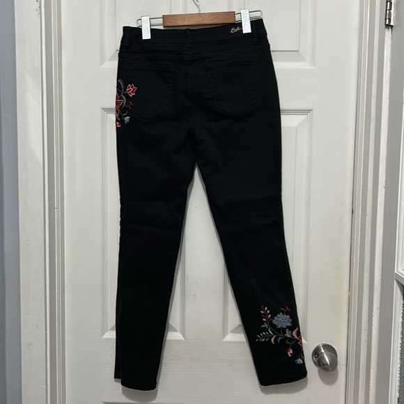 EARL skinny ankle embroidered jeans. Size 6 - Picture 6 of 11